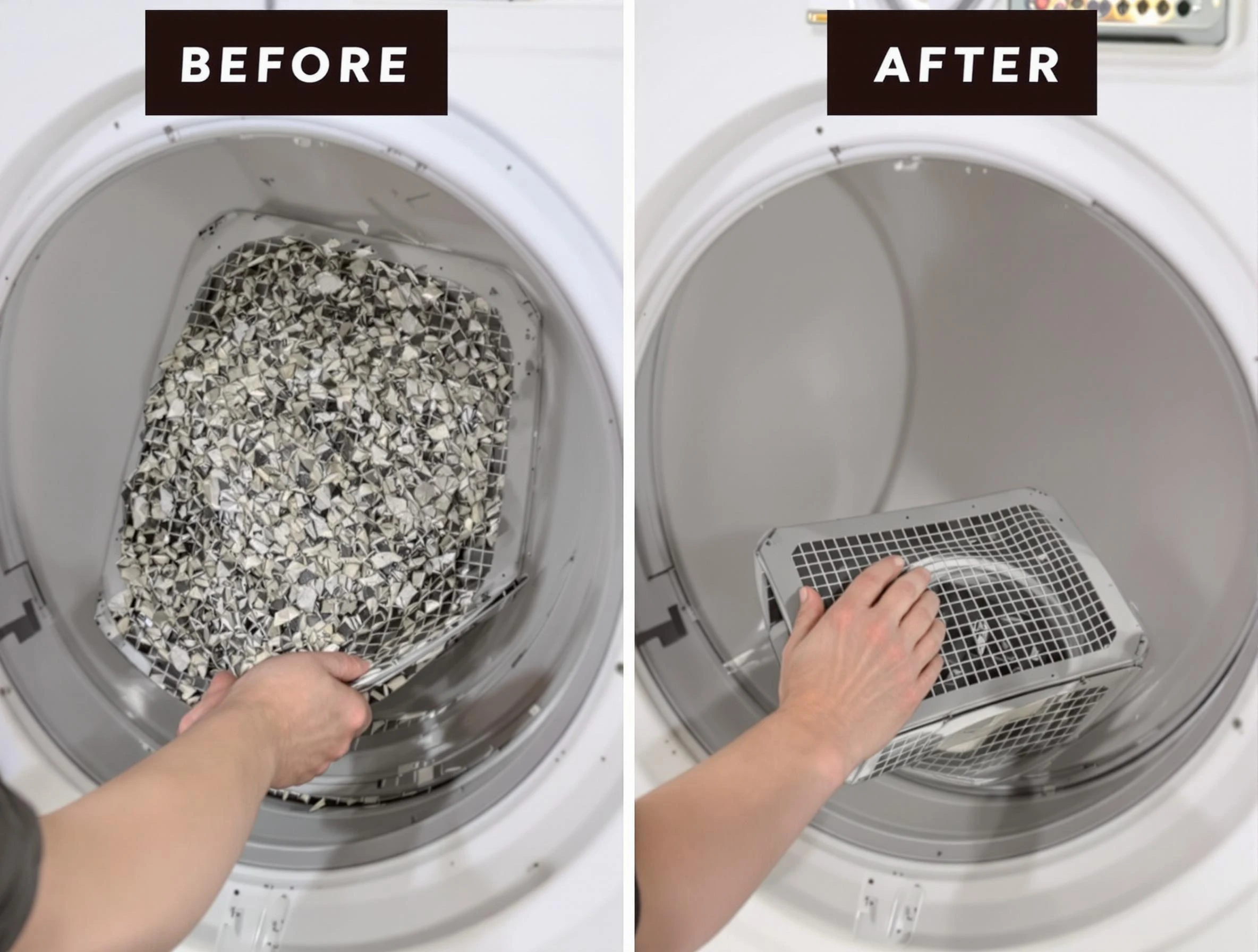 Professional lint trap cleaning by Cave Creek Dryer Vent Cleaning in Cave Creek