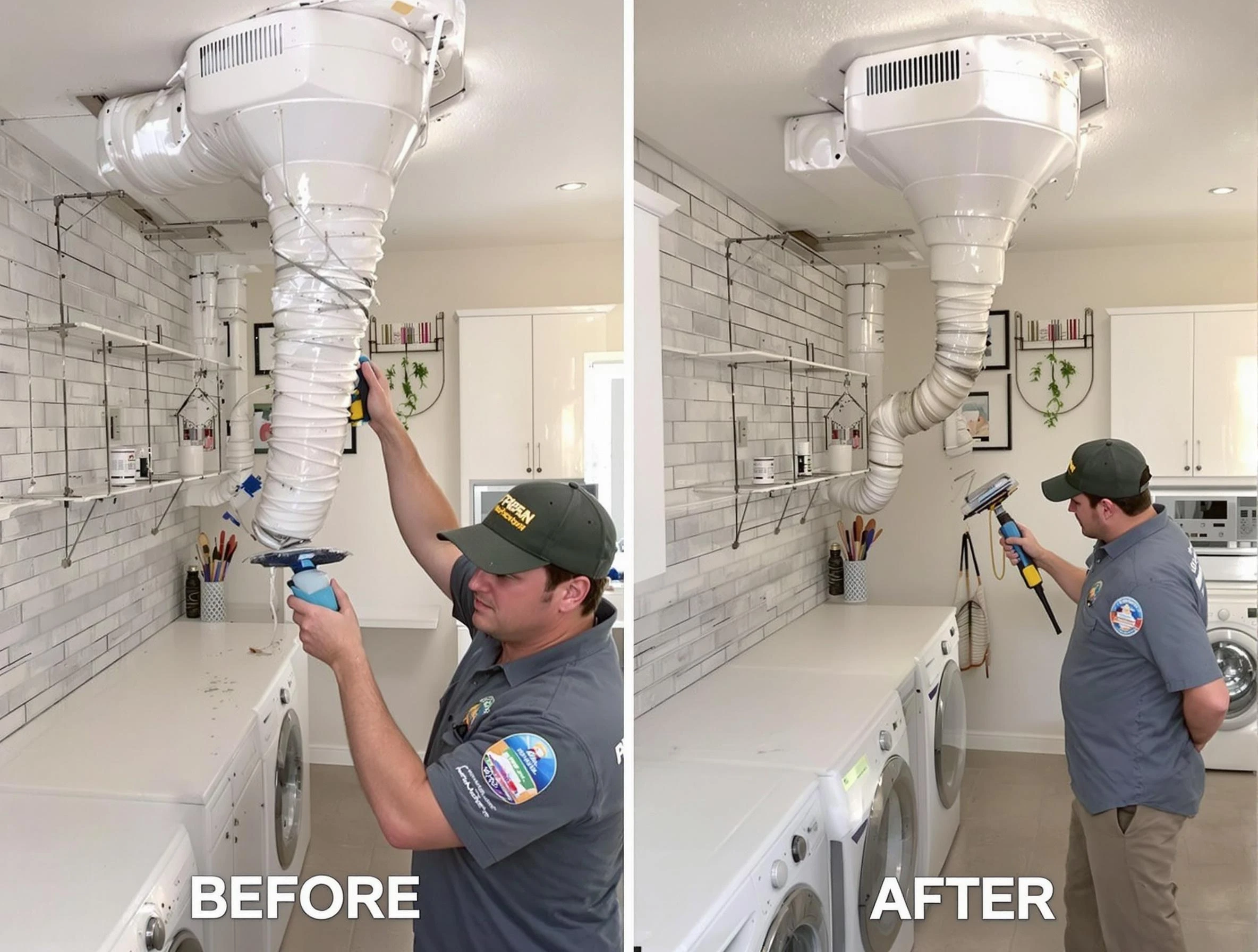 Professional dryer exhaust vent cleaning by Cave Creek Dryer Vent Cleaning in Cave Creek