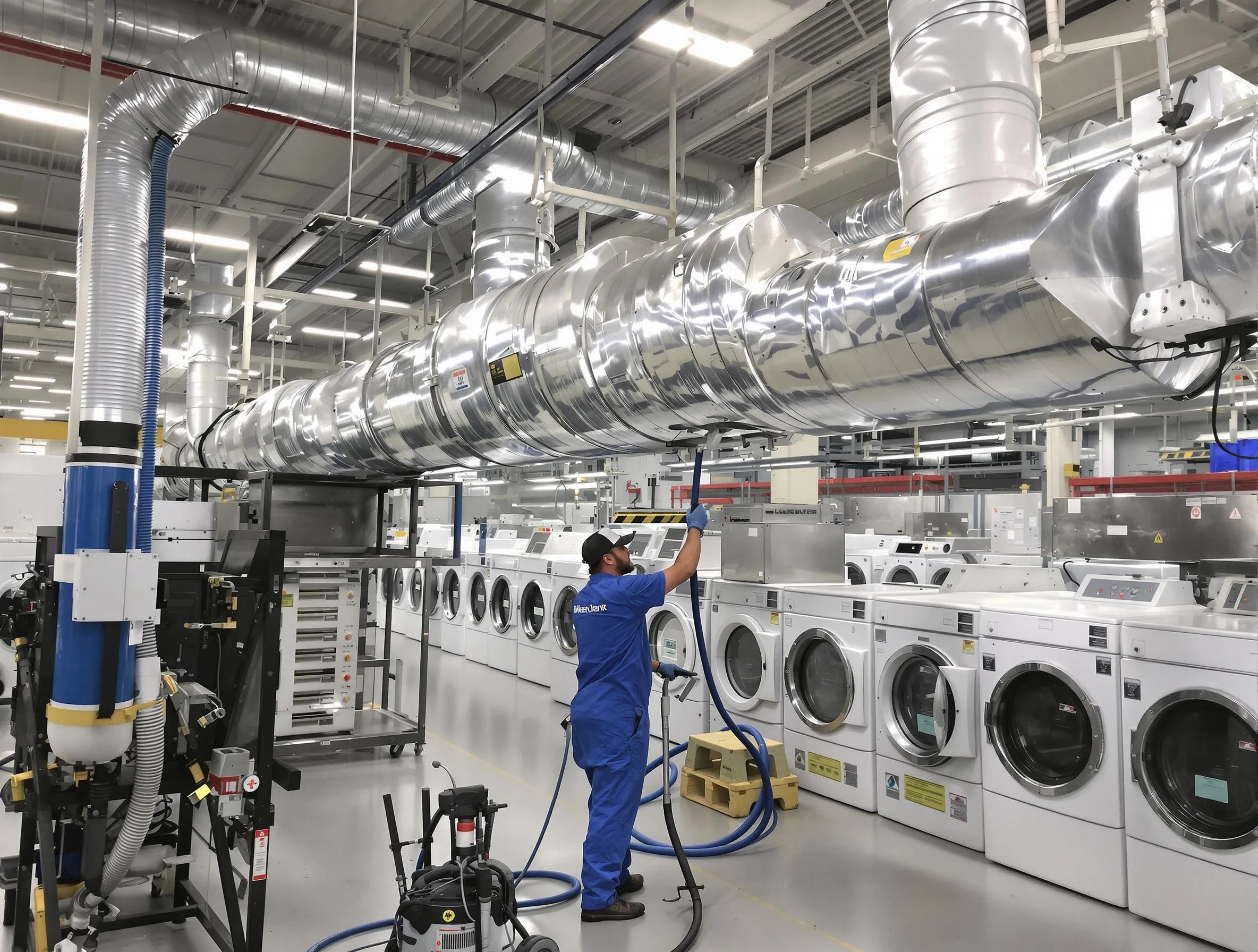 Cave Creek Dryer Vent Cleaning team performing heavy-duty industrial dryer vent cleaning in Cave Creek